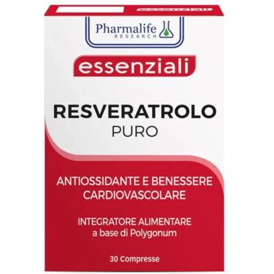 Pharmalife Research Resveratrolo - Supporto Cardiovascolare - 30 Compresse Pharmalife Research Resveratrolo - Supporto Cardiovascolare - 30 Compresse