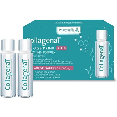 PHARMALIFE Collagenat No-Age Drink Plus 7 Flaconcini - Integratore alimentare PHARMALIFE Collagenat No-Age Drink Plus 7 Flaconcini - Integratore alimentare