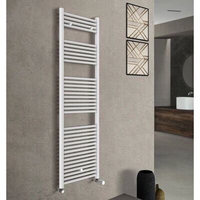 INBAGNO - Scaldasalviette termoarredo bianco l 55x180 interasse 50 cm - L 55x180 cm - Interasse 50 cm - Towel warmer INBAGNO - Scaldasalviette termoarredo bianco l 55x180 interasse 50 cm - L 55x180 cm - Interasse 50 cm - Towel warmer