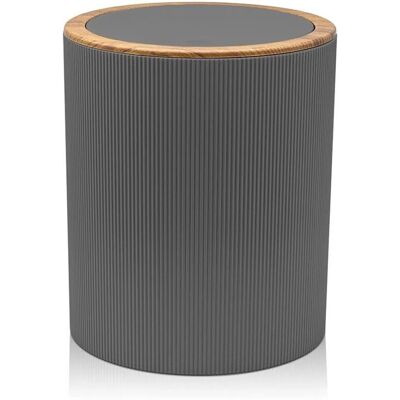 INBAGNO - Blob 5L - Grigio Legno - Pattumiera INBAGNO - Blob 5L - Grigio Legno - Pattumiera