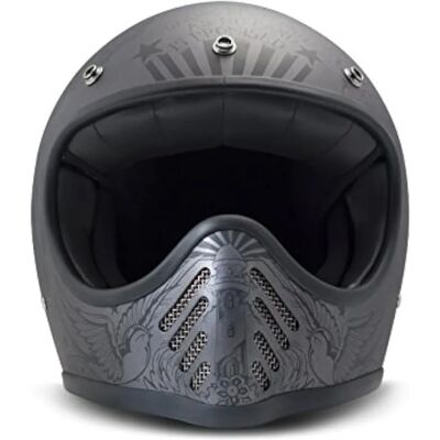 Casque moto DMD Seventyfive Sailor en fibre de carbone - Off-road certifié Casque moto DMD Seventyfive Sailor en fibre de carbone - Off-road certifié