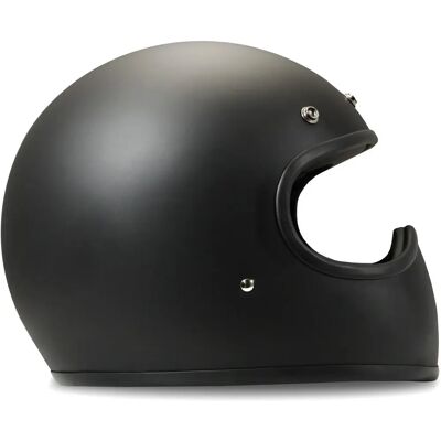 DMD Schwarzer Racer Helm - Vollvisier Vintage-Design DMD Schwarzer Racer Helm - Vollvisier Vintage-Design