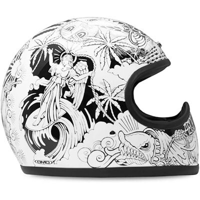 Casco Aequilibrium DMD - Racer, Bianco/Nero Casco Aequilibrium DMD - Racer, Bianco/Nero