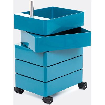 Magis - Chariot de rangement 360° - Bleu - Publicité Magis - Chariot de rangement 360° - Bleu - Publicité