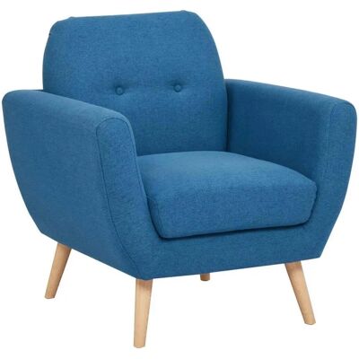 Milani Home Poltrona Moderna Blu - Arredamento Soggiorno Milani Home Poltrona Moderna Blu - Arredamento Soggiorno