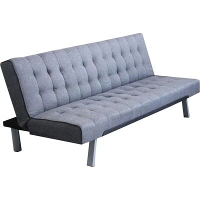 Milani Home Adam Divano Letto - Moderno, Pieghevole, Acciaio & Legno Milani Home Adam Divano Letto - Moderno, Pieghevole, Acciaio & Legno