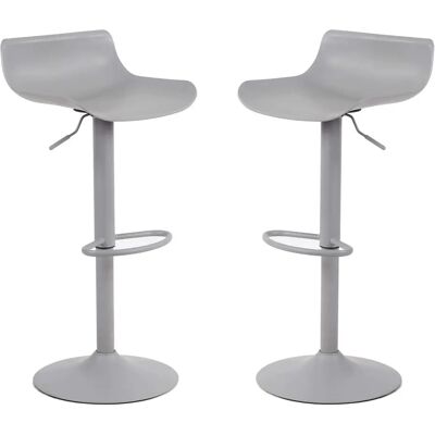 Milani Home Set di 2 sgabelli da bar - altezza regolabile - design moderno Milani Home Set di 2 sgabelli da bar - altezza regolabile - design moderno