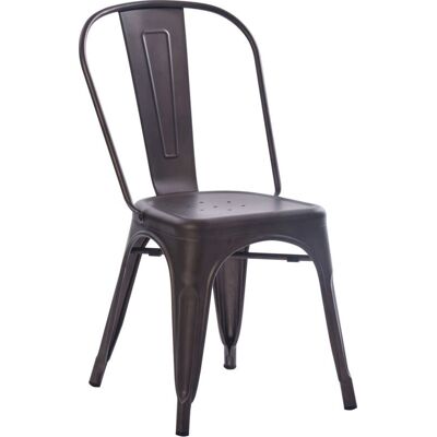 Milani Home - Set di 2 sedie moderne di design - Grigio - Sedia Milani Home - Set di 2 sedie moderne di design - Grigio - Sedia