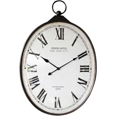 Milani Home Grande Orologio Vintage Moderno da Parete - Orologio da Parete Milani Home Grande Orologio Vintage Moderno da Parete - Orologio da Parete