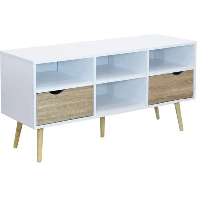 Porta TV Bianco Moderno Milani Home Porta TV Bianco Moderno Milani Home