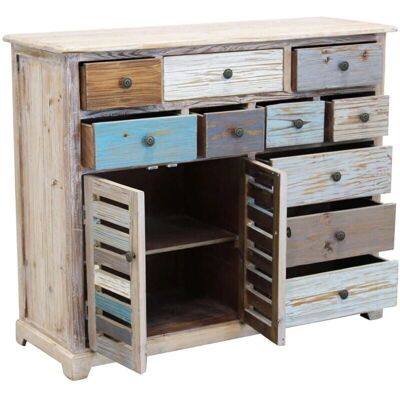 Milani Home Credenza - Legno riciclato stile vintage - 108x38x89cm Milani Home Credenza - Legno riciclato stile vintage - 108x38x89cm