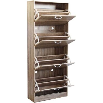 Milani Home Britney scarpiera - marrone 60x24x150 Milani Home Britney scarpiera - marrone 60x24x150