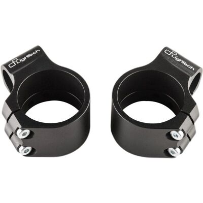 Bracelets de Guidon Lightech - Offset réglable & Inclinaison - Publicité Bracelets de Guidon Lightech - Offset réglable & Inclinaison - Publicité