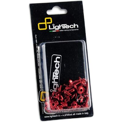 LIGHTECH Engine Screw Kit - RSV4 R 2009-2016 - Red LIGHTECH Engine Screw Kit - RSV4 R 2009-2016 - Red