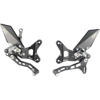 Lightech Pedane Regolabili Kawasaki ZX-10R 2011-2020 Lightech Pedane Regolabili Kawasaki ZX-10R 2011-2020