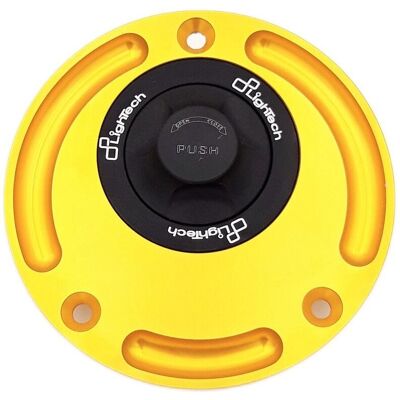 Lightech - TR16NO - Black - Aluminum - Fuel Tank Cap Lightech - TR16NO - Black - Aluminum - Fuel Tank Cap