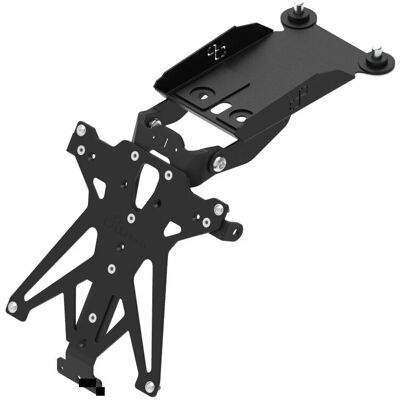 Lightech Ducati Hyperstrada Hypermotard Adjustable License Plate Holder Lightech Ducati Hyperstrada Hypermotard Adjustable License Plate Holder