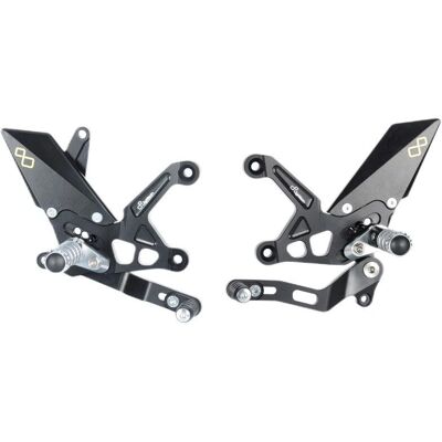 Poggia piedi regolabili posteriori Lightech per Kawasaki Z900 - Pedane Poggia piedi regolabili posteriori Lightech per Kawasaki Z900 - Pedane