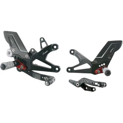 Lightech R Version Rear Sets - Triumph Street Triple 765 R / S / Rs 2017-2024 Lightech R Version Rear Sets - Triumph Street Triple 765 R / S / Rs 2017-2024