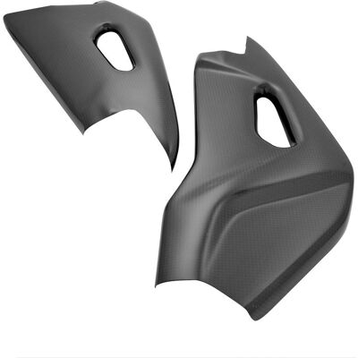 Protecteurs de bras oscillant en fibre de carbone Lightech pour Aprilia Tuono V4 1100 Factory - Publicité Protecteurs de bras oscillant en fibre de carbone Lightech pour Aprilia Tuono V4 1100 Factory - Publicité