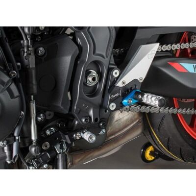 Lightech Adjustable Footrests with Folding Footplate - Footrests Lightech Adjustable Footrests with Folding Footplate - Footrests