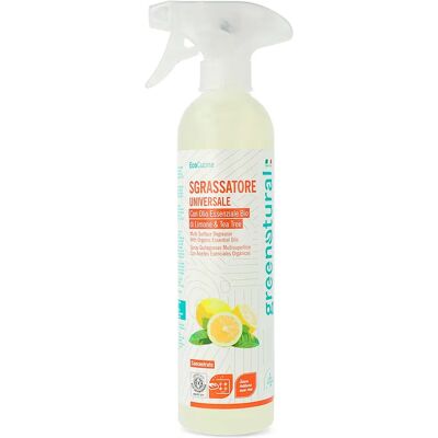 Greenatural Limone & Tea Tree Sgrassatore - Pulitore Superficiale Greenatural Limone & Tea Tree Sgrassatore - Pulitore Superficiale