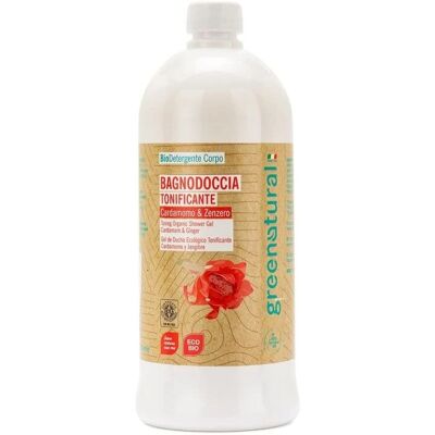 Gel doccia bio al cardamomo e zenzero Greenatural - 1L Gel doccia bio al cardamomo e zenzero Greenatural - 1L