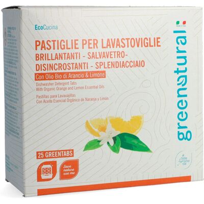 Greenatural Modelo CON023 Tabletas ecológicas para lavavajillas Greenatural Modelo CON023 Tabletas ecológicas para lavavajillas