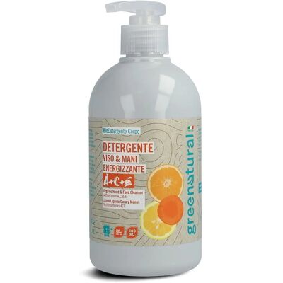 Jabón líquido Greenatural - Lavado de manos con vitaminas A, C, E - 500ml Jabón líquido Greenatural - Lavado de manos con vitaminas A, C, E - 500ml