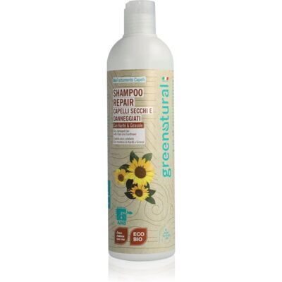 Shampoo Riparatore al Burro di Karité Greenatural - Capelli Secchi e Danniati Shampoo Riparatore al Burro di Karité Greenatural - Capelli Secchi e Danniati