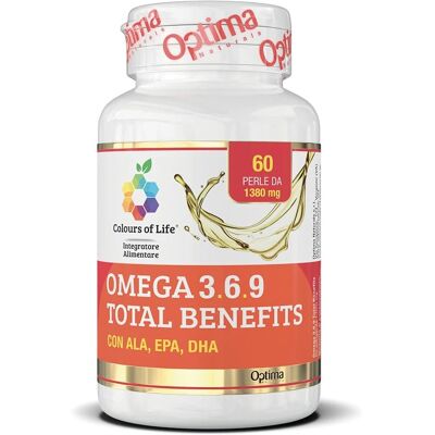 Colores de la Vida Omega 3-6-9 Beneficios Totales - Suplemento Colores de la Vida Omega 3-6-9 Beneficios Totales - Suplemento