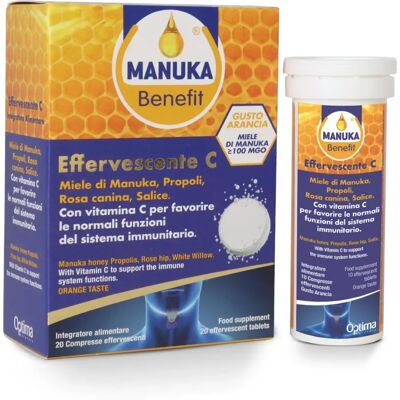 Optima Manuka Benefit Efervescente C - Apoyo inmunológico Optima Manuka Benefit Efervescente C - Apoyo inmunológico