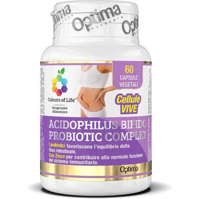 Complesso Acidophilus Bifido di Colours of Life - Salute Intestinale Complesso Acidophilus Bifido di Colours of Life - Salute Intestinale