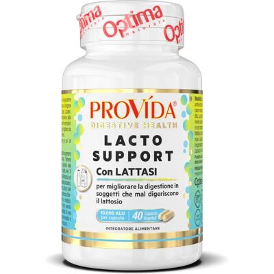 Optima Provida Lacto Support - Supporto alla digestione del lattosio - 40 Capsule Optima Provida Lacto Support - Supporto alla digestione del lattosio - 40 Capsule