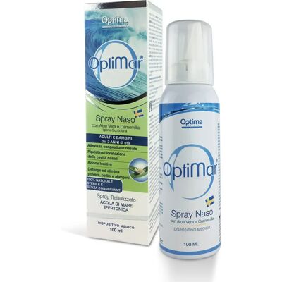 Optima Naturals Srl Optimar Spray Naso Aloe Vera Camomila - 100 ml Optima Naturals Srl Optimar Spray Naso Aloe Vera Camomila - 100 ml