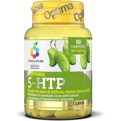 Optima Naturals Griffonia 5-HTP - 60 Comprimés - Soutien humeur et sommeil - Publicité Optima Naturals Griffonia 5-HTP - 60 Comprimés - Soutien humeur et sommeil - Publicité
