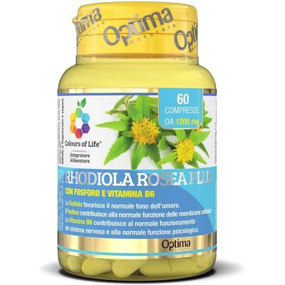 Colori della Vita Rhodiola Rosea Plus 60 Compresse 1200mg - Integratore Alimentare Colori della Vita Rhodiola Rosea Plus 60 Compresse 1200mg - Integratore Alimentare