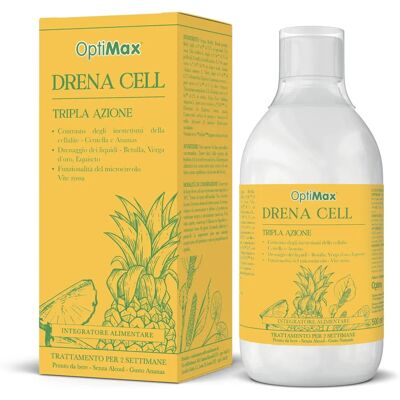 Optima Naturals Drena Cell - 500ml - Suplemento para Celulitis Optima Naturals Drena Cell - 500ml - Suplemento para Celulitis