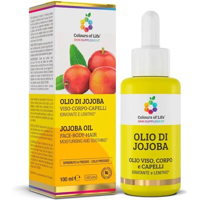 Optima Naturals Srl Olio di Jojoba - Naturale, 100ml Optima Naturals Srl Olio di Jojoba - Naturale, 100ml