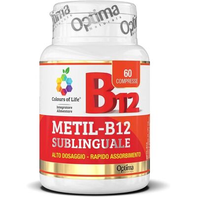 Optima Naturals Metil B12 Sublinguale - Integratore alimentare Optima Naturals Metil B12 Sublinguale - Integratore alimentare