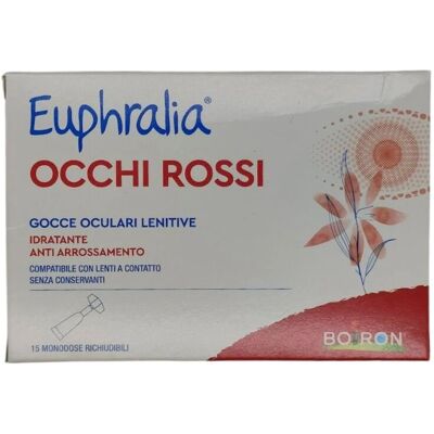 Boiron Euphralia Gocce Oculari - Idratanti, Lenitive Rossore - 15 x 0,5ml Boiron Euphralia Gocce Oculari - Idratanti, Lenitive Rossore - 15 x 0,5ml
