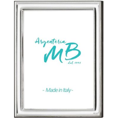 Cornice in argento Argenteria MB - 20x30cm - Stile minimalista elegante Cornice in argento Argenteria MB - 20x30cm - Stile minimalista elegante