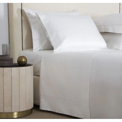 Frette Doppio Ajour Complete Lenzuola Set - Satin di Cotone di Lusso Frette Doppio Ajour Complete Lenzuola Set - Satin di Cotone di Lusso