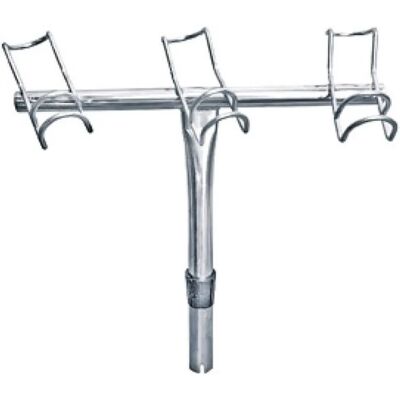 Soporte de Caña Izquierdo en Acero Inoxidable OEM Marine - 32mm - Para 3 Cañas Soporte de Caña Izquierdo en Acero Inoxidable OEM Marine - 32mm - Para 3 Cañas