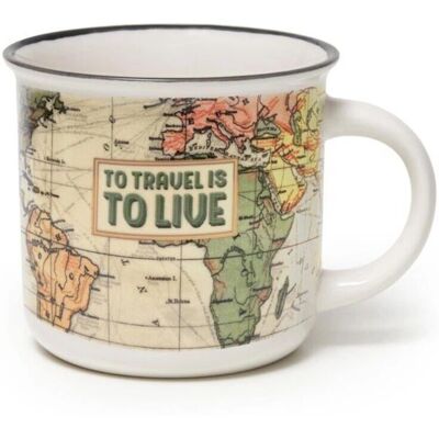Legami Modèle - Voyage - Tasse en porcelaine - Publicité Legami Modèle - Voyage - Tasse en porcelaine - Publicité