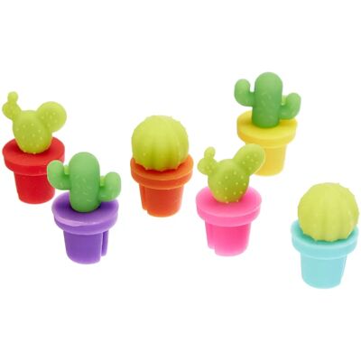 Legami Fiesta Drink Markers, Set van 6 Legami Fiesta Drink Markers, Set van 6