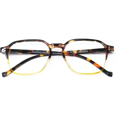 GianMarcoVenturi Cagliari Occhiali da Lettura Tartarugato Giallo +2,50 - Reading Glasses GianMarcoVenturi Cagliari Occhiali da Lettura Tartarugato Giallo +2,50 - Reading Glasses