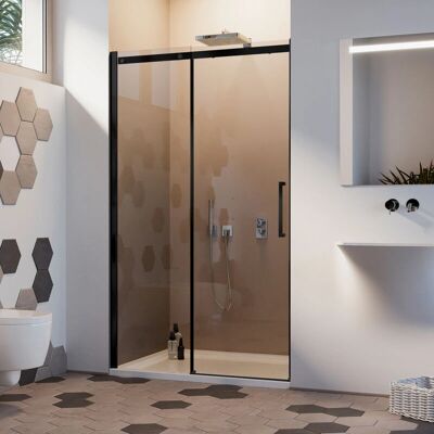Idralite Prime Black 130 cm Puerta de Ducha - Apertura Izquierda Idralite Prime Black 130 cm Puerta de Ducha - Apertura Izquierda