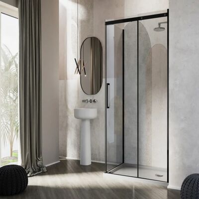 Idralite - Prime Black Duo - 75x130 cm - Apertura derecha Idralite - Prime Black Duo - 75x130 cm - Apertura derecha