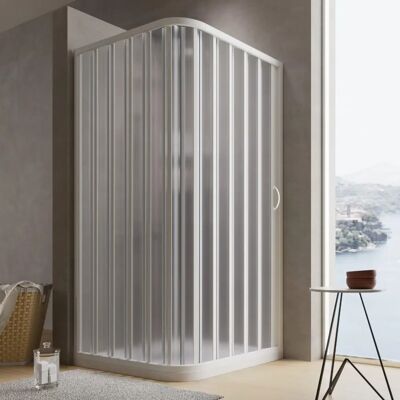 Idralite Aster Paroi de douche pliable d’angle - 75x75cm - Publicité Idralite Aster Paroi de douche pliable d’angle - 75x75cm - Publicité